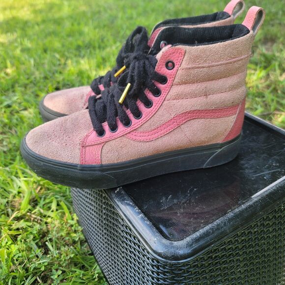 Vans Sk8-Hi Platform M Desert Rose Shoes Womens Size 8.5 - Picture 3 of 11